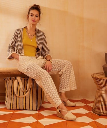  YARGICI Lastik Detaylı Pantolon