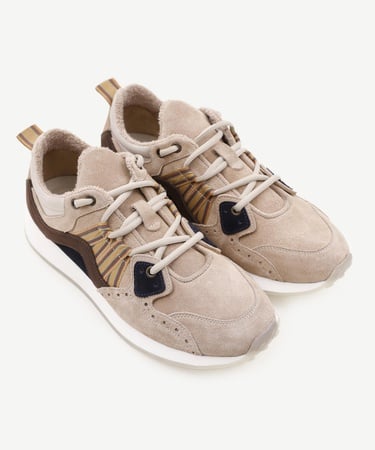  YARGICI Grogren Detaylı Deri Sneaker