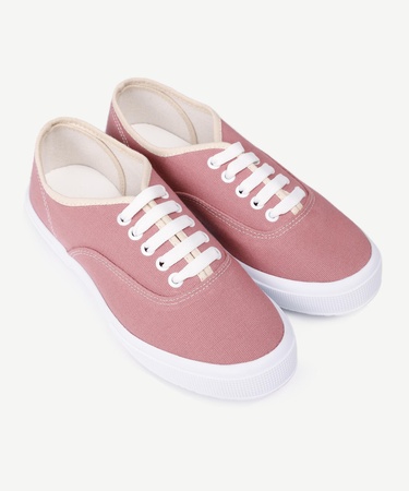  YARGICI Düz Renk Kumaş Sneaker