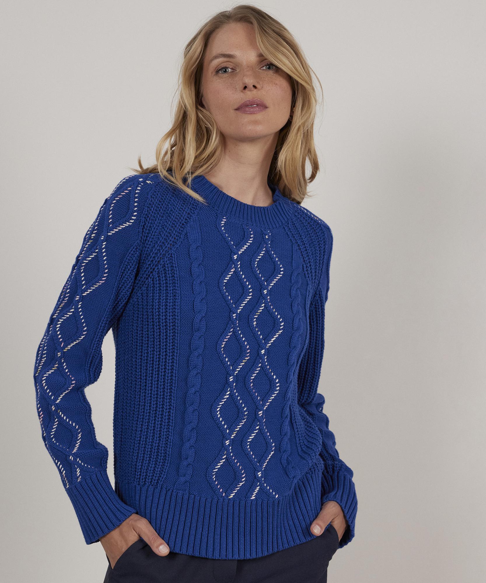  YARGICI Kontrast Detaylı Triko