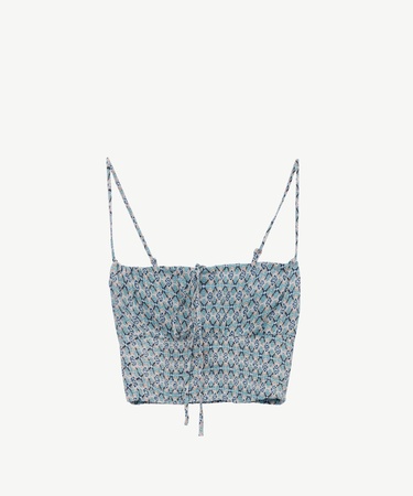  YARGICI Bağ Detaylı Bluz