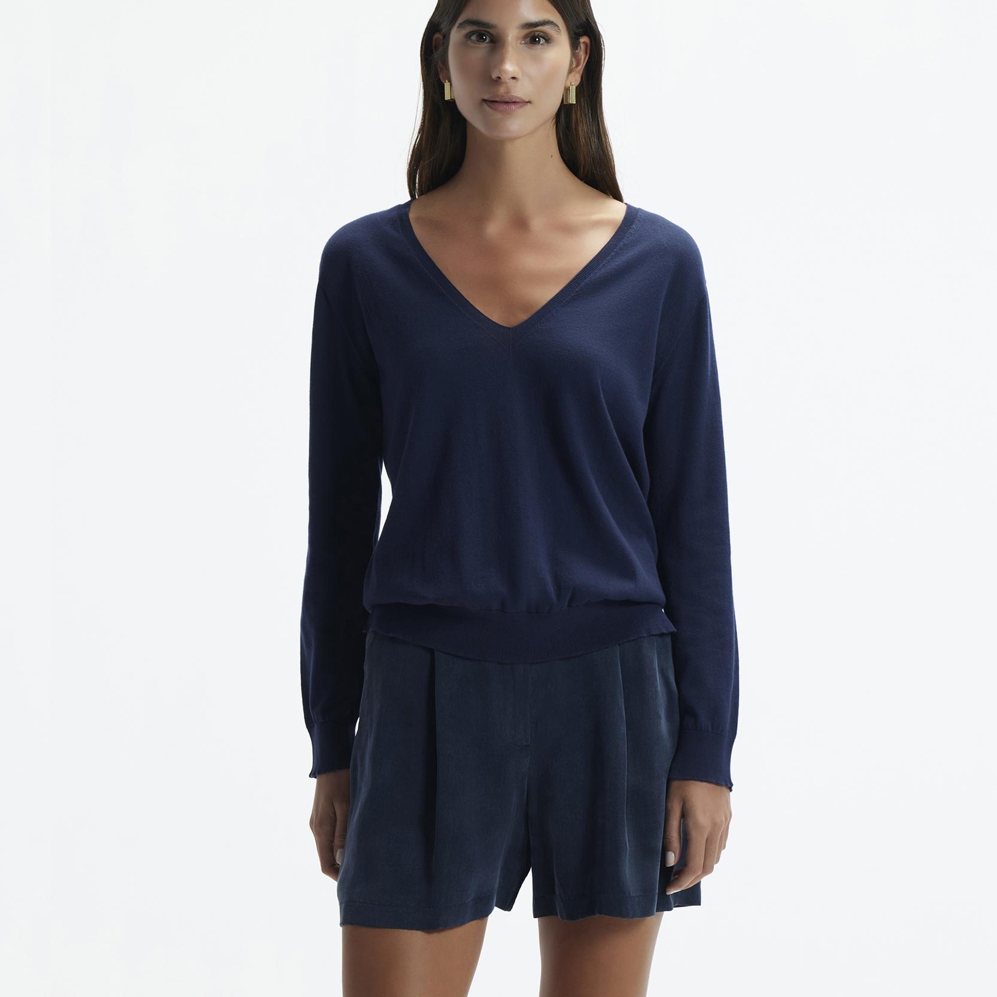 YARGICI V Yaka Triko Kazak