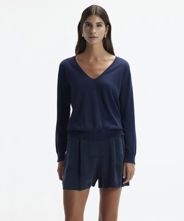  YARGICI V Yaka Triko Kazak