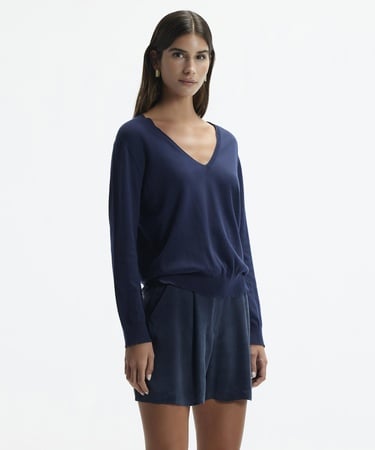  YARGICI V Yaka Triko Kazak