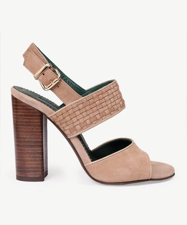  YARGICI Kösele Kaplama Yumuşak Deri Topuklu Ayakkabı