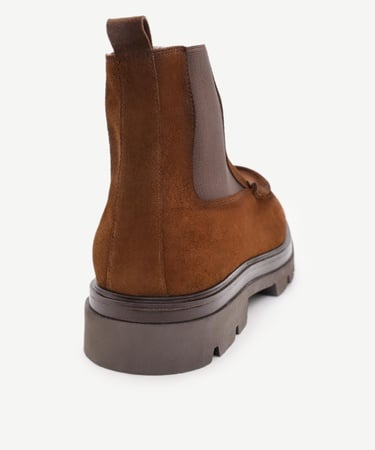  YARGICI Retro Görünümlü Lastikli Deri Bot