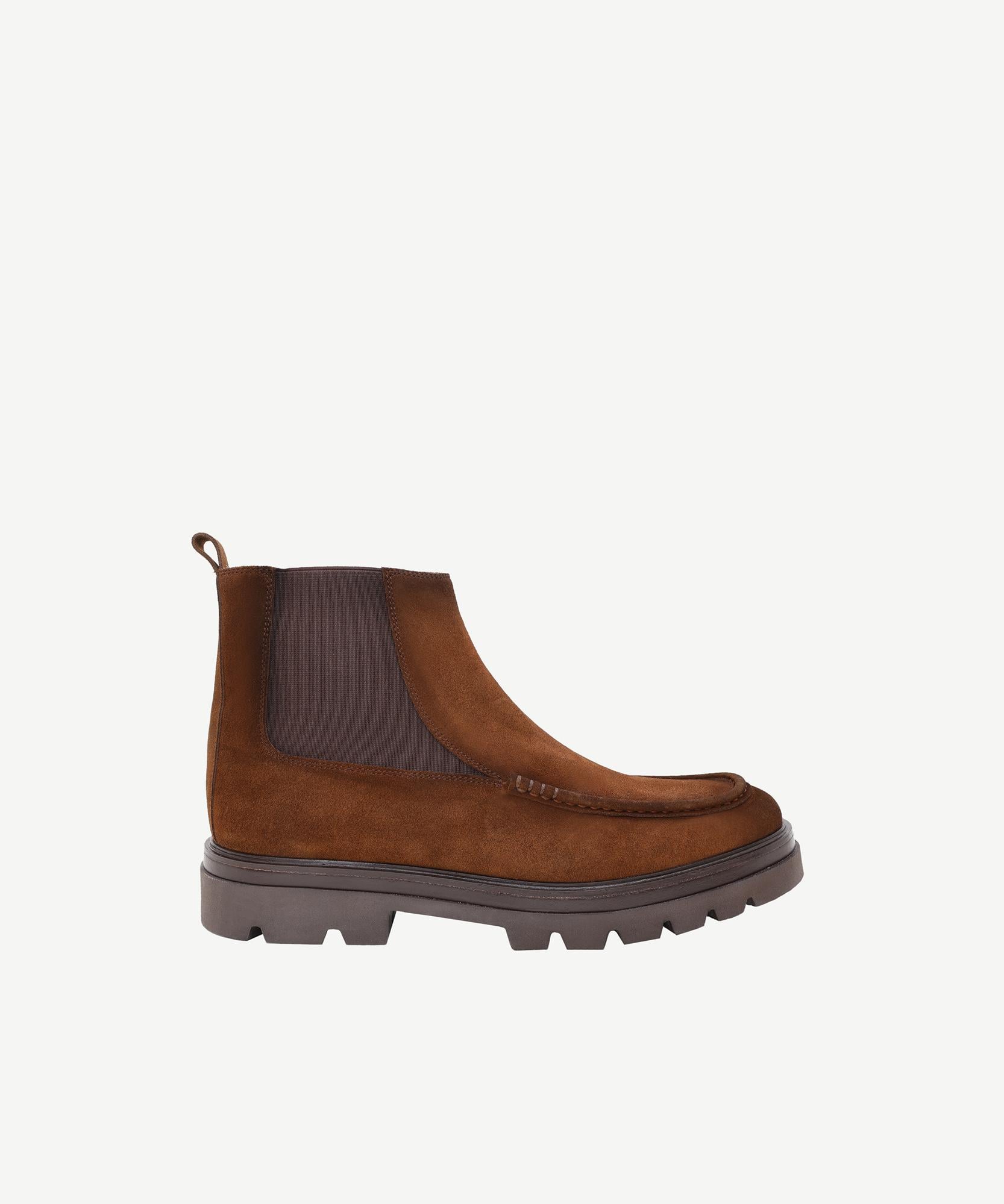  YARGICI Retro Görünümlü Lastikli Deri Bot