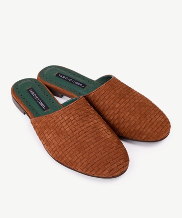  YARGICI Deri Örme Yumuşak Terlik