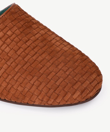  YARGICI Deri Örme Yumuşak Terlik