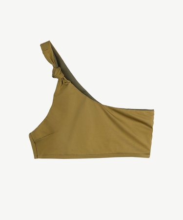  YARGICI Bağlama Detaylı Bikini Üstü