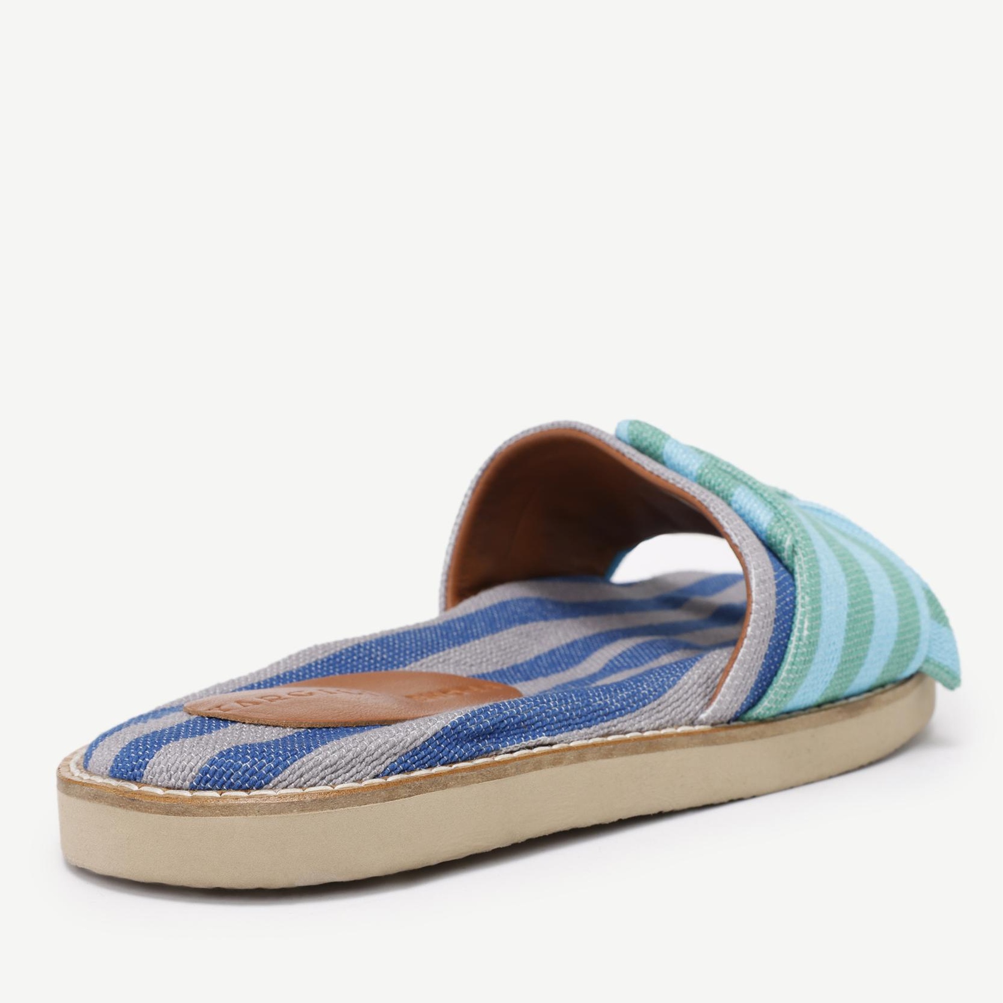 YARGICI Konforlu Çizgili Terlik