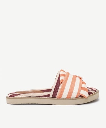  YARGICI Konforlu Çizgili Terlik