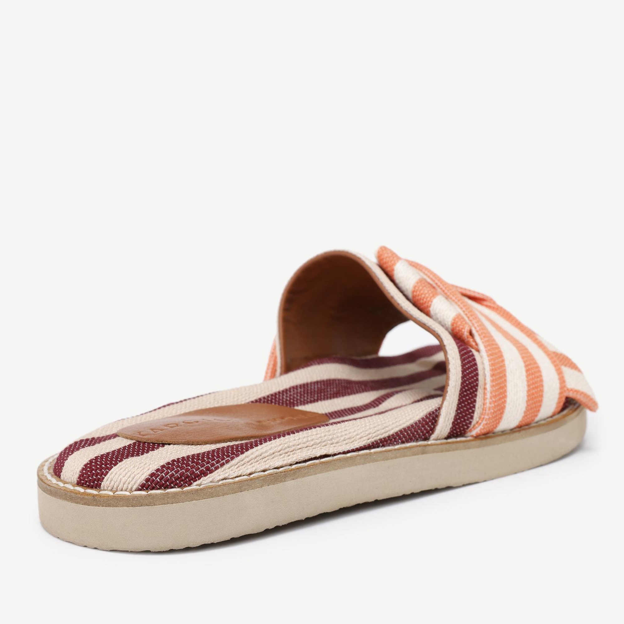 YARGICI Konforlu Çizgili Terlik