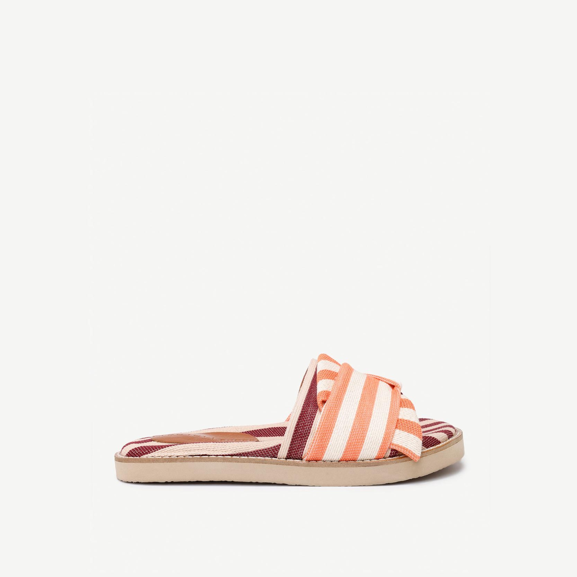 YARGICI Konforlu Çizgili Terlik