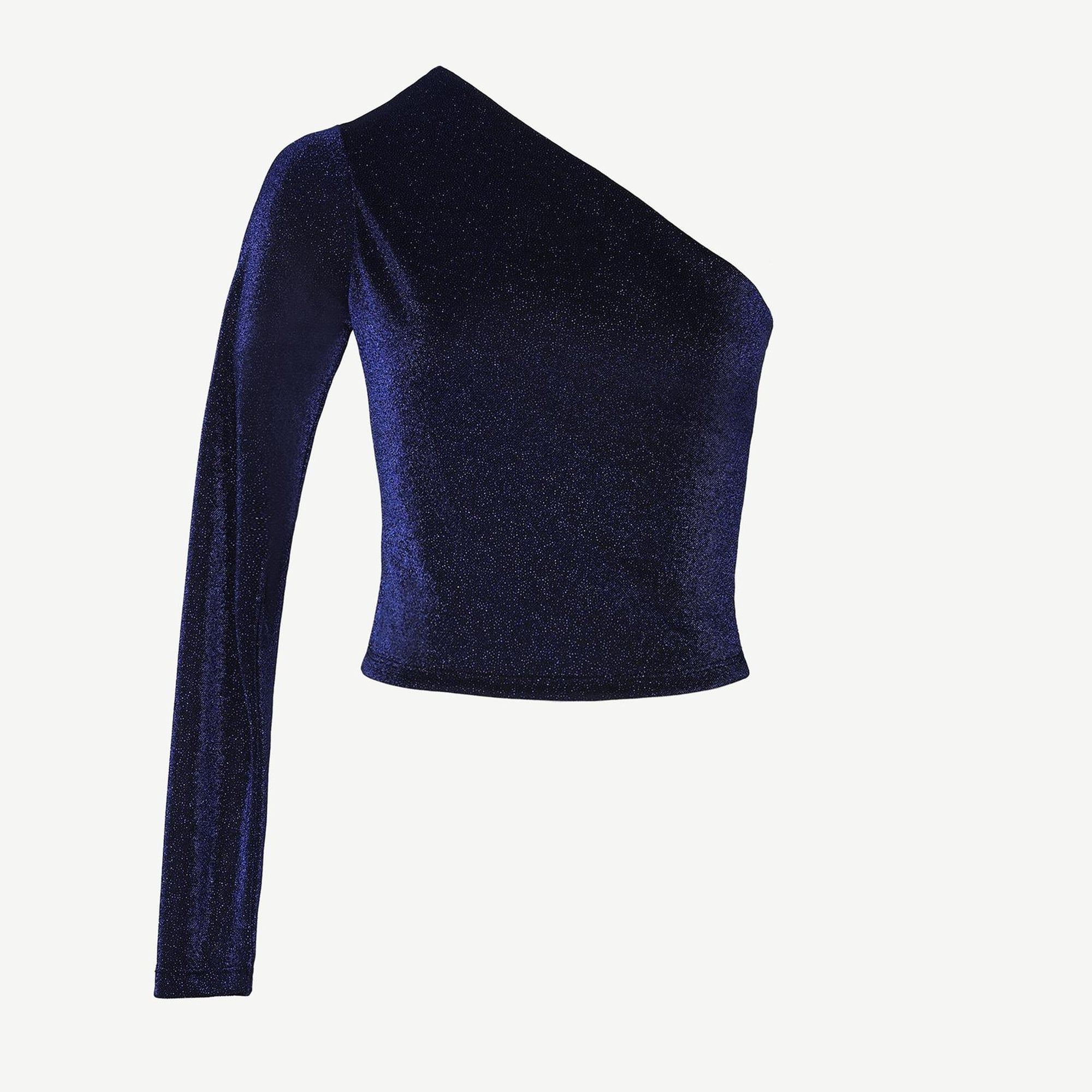 YARGICI Simli Tek Omuz T-Shırt