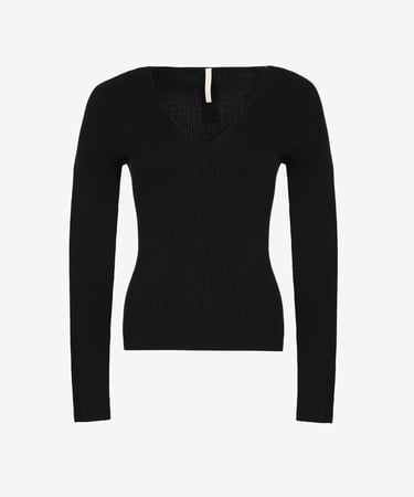  YARGICI V Yakalı Dikişsiz Triko