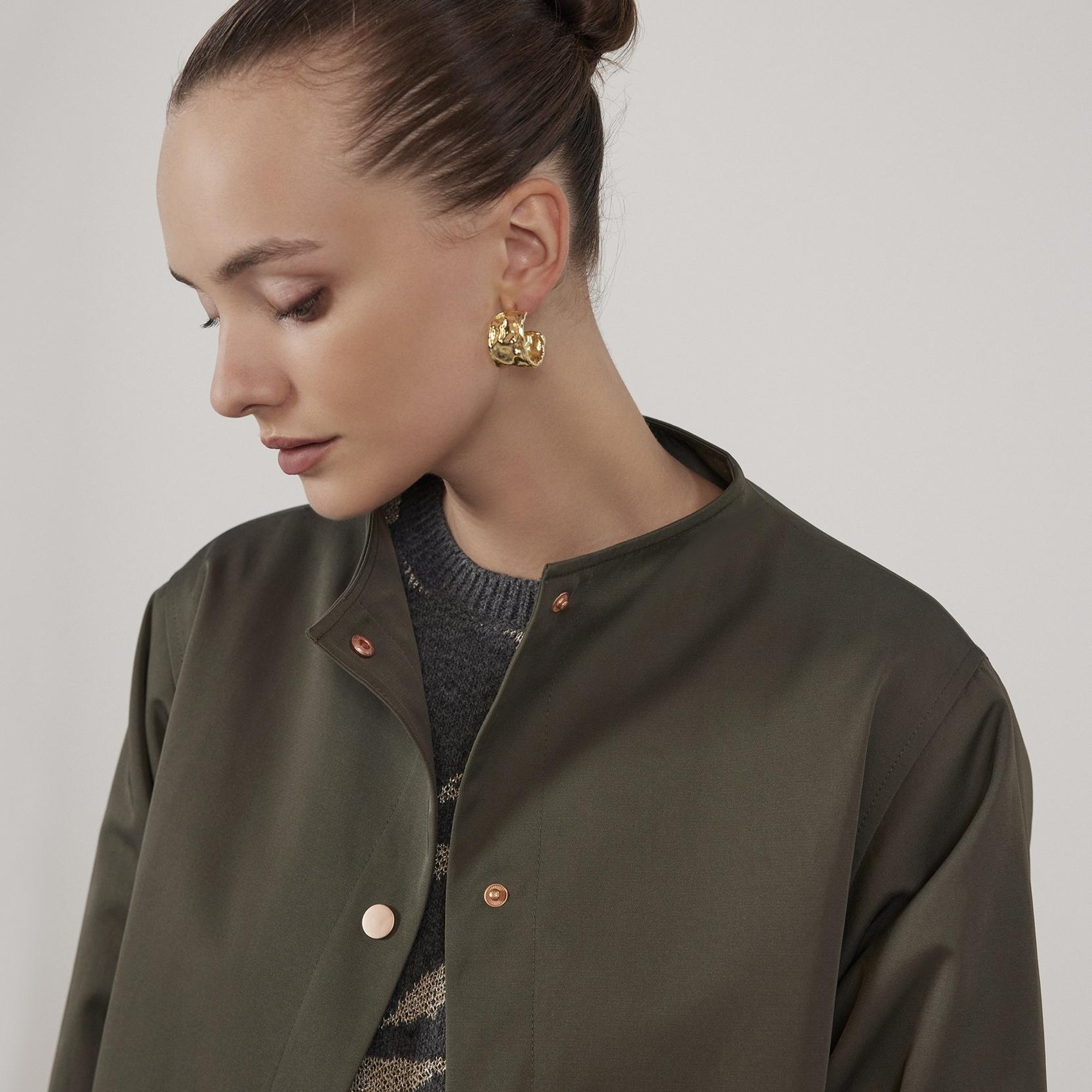 YARGICI İçi Dolgulu Pardösü