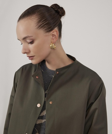  YARGICI İçi Dolgulu Pardösü