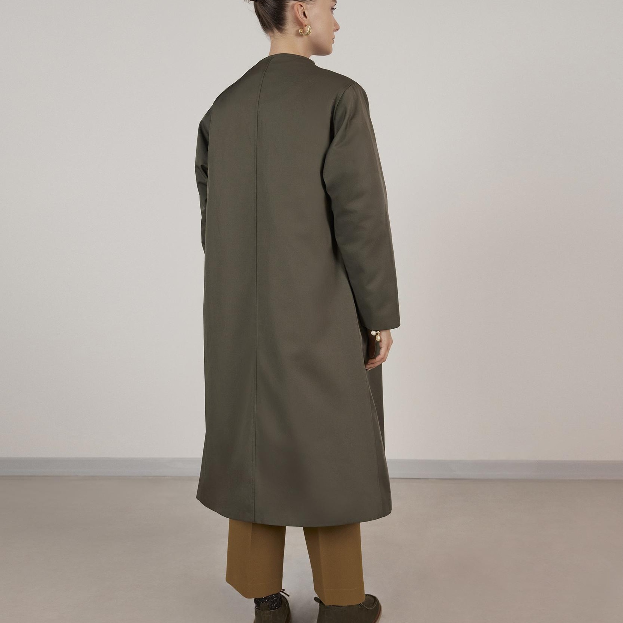 YARGICI İçi Dolgulu Pardösü