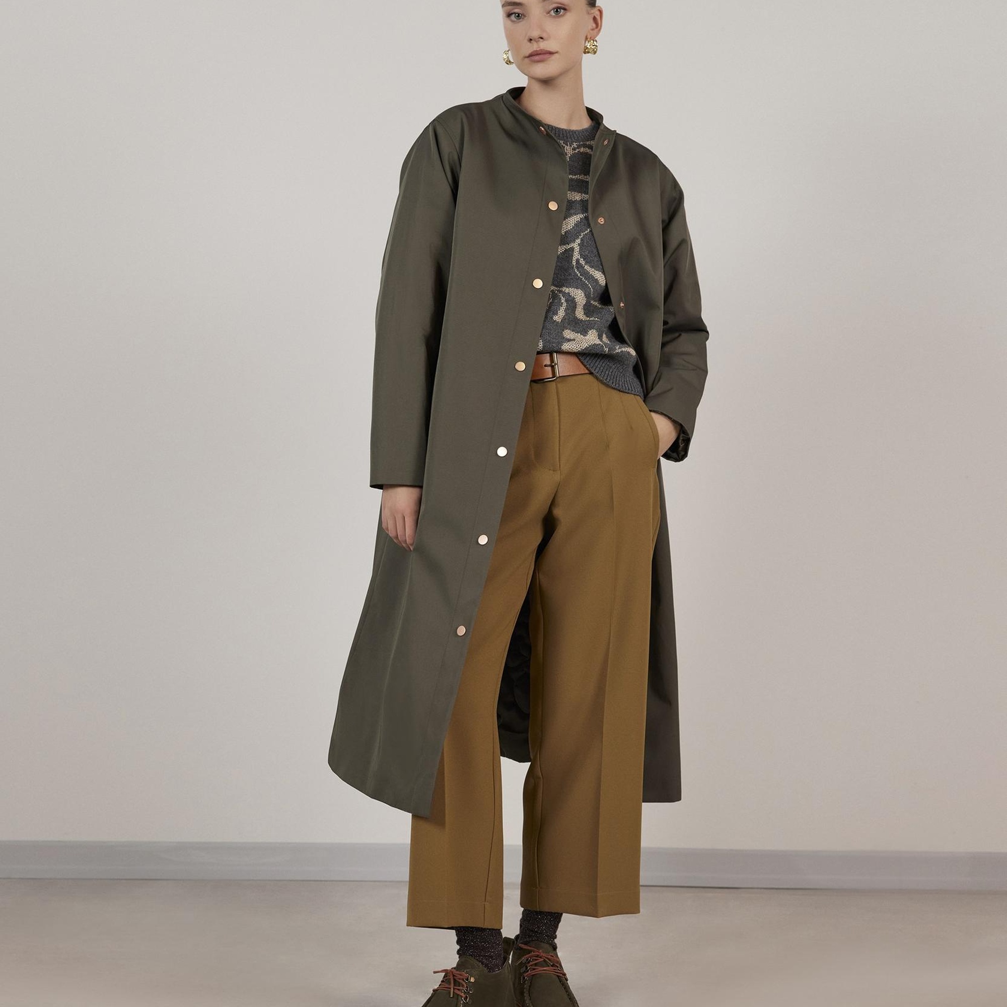 YARGICI İçi Dolgulu Pardösü