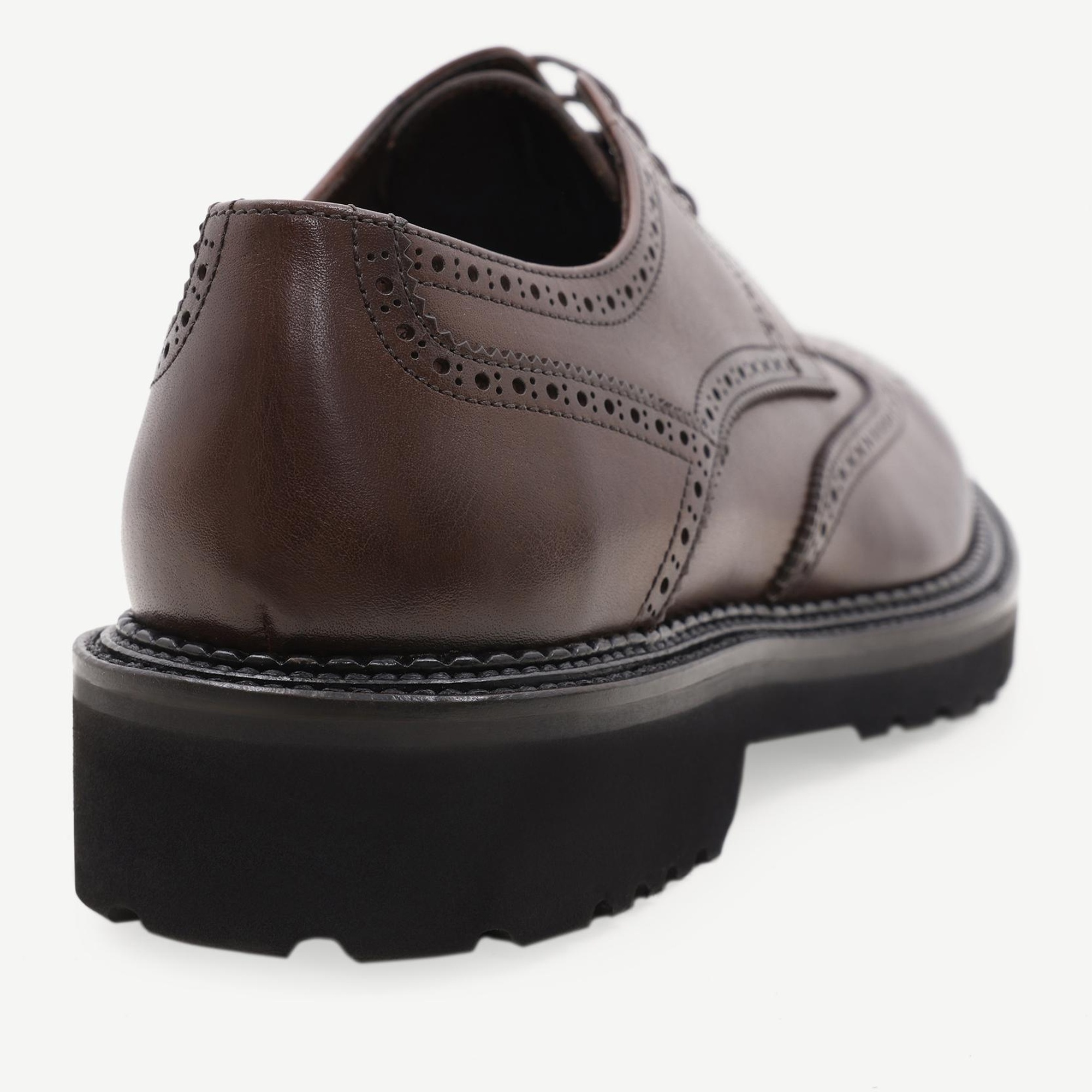 YARGICI Zımba Detaylı Deri Bağlı Ayakkabı