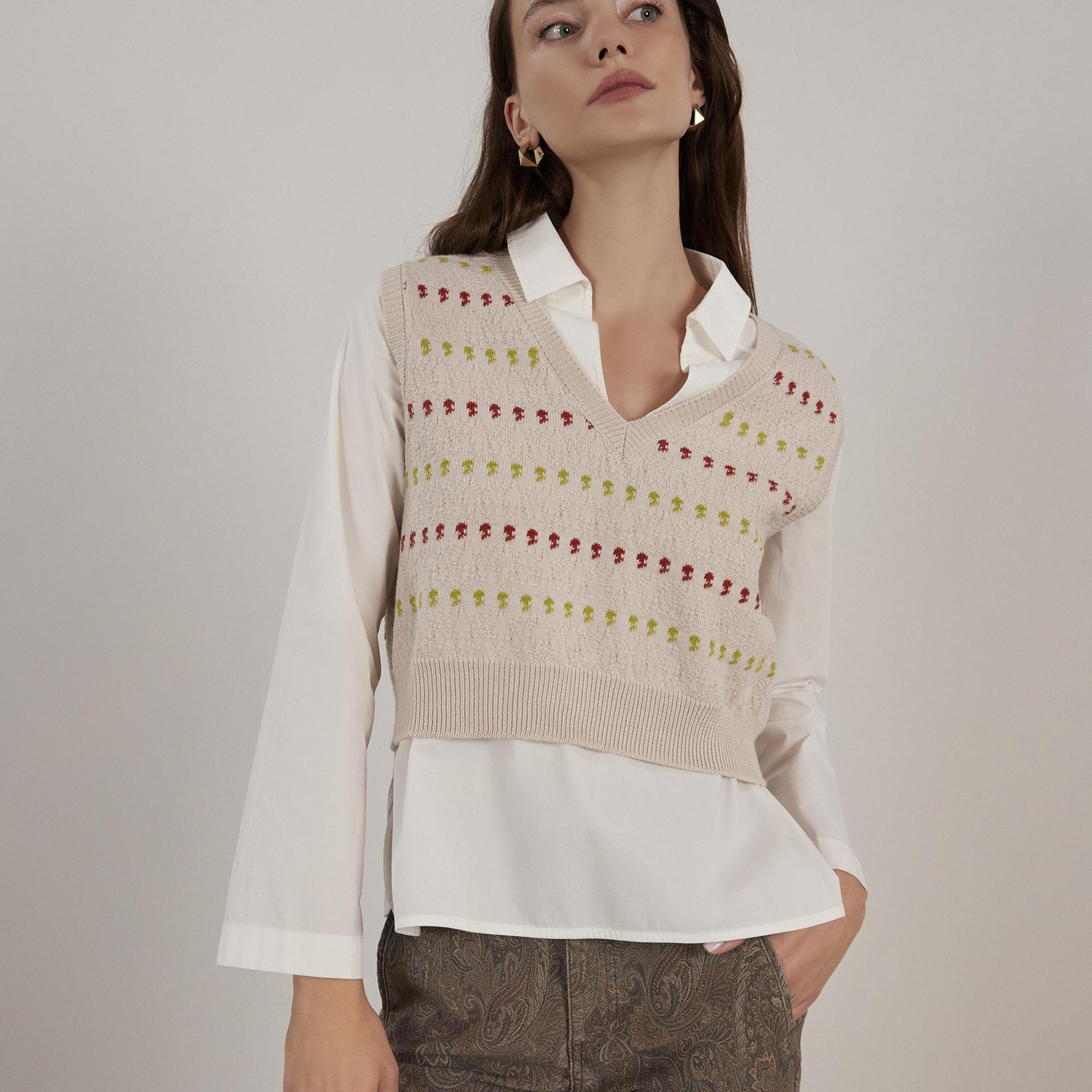 YARGICI V Yakalı Yelek