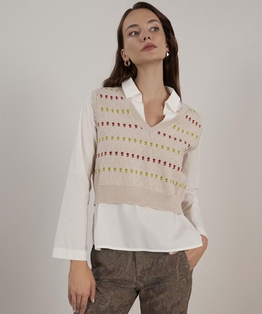  YARGICI V Yakalı Yelek