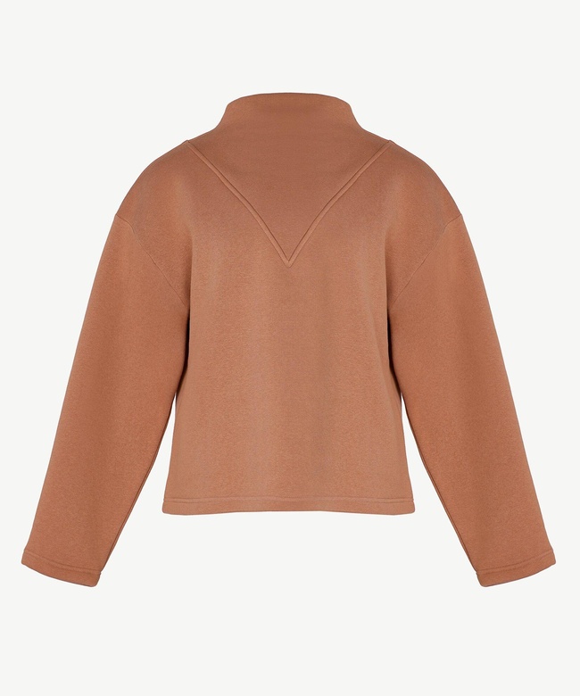  YARGICI Yaka Detaylı Sweatshırt