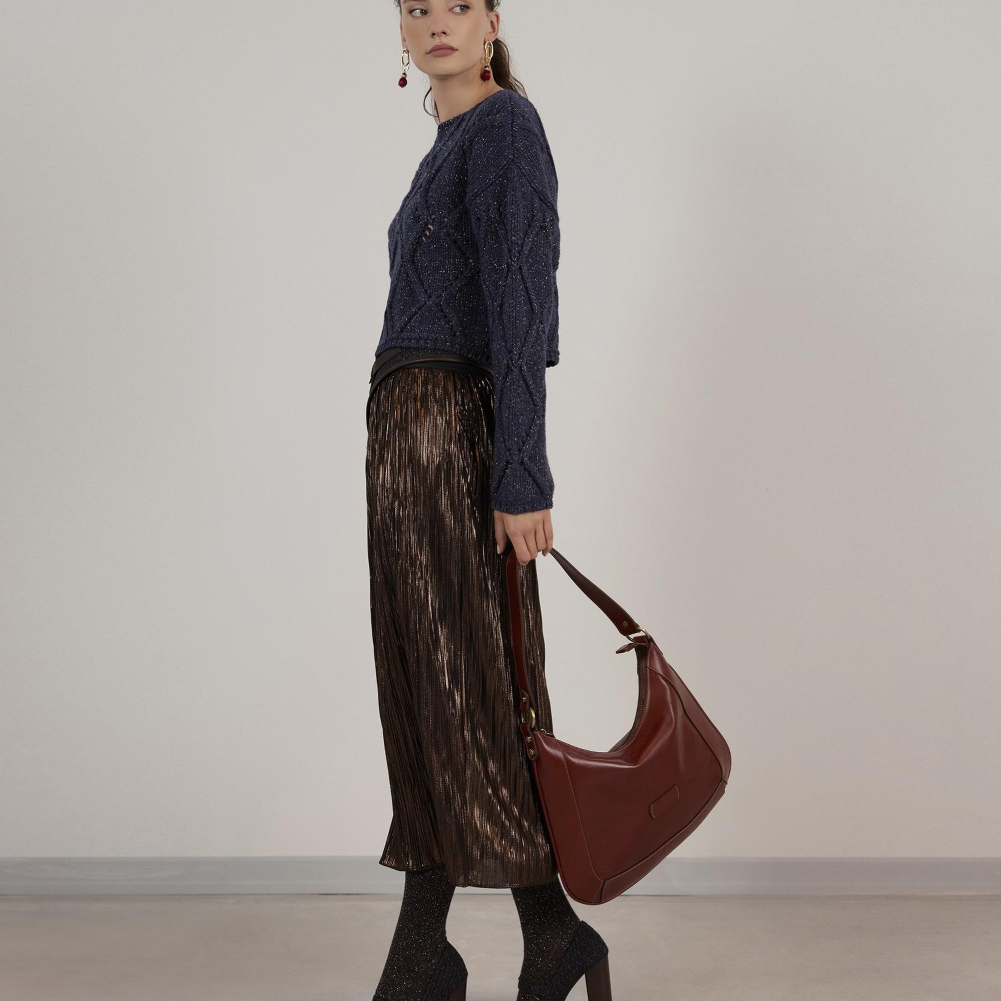 YARGICI Uzun Kollu Bisiklet Yakalı Triko