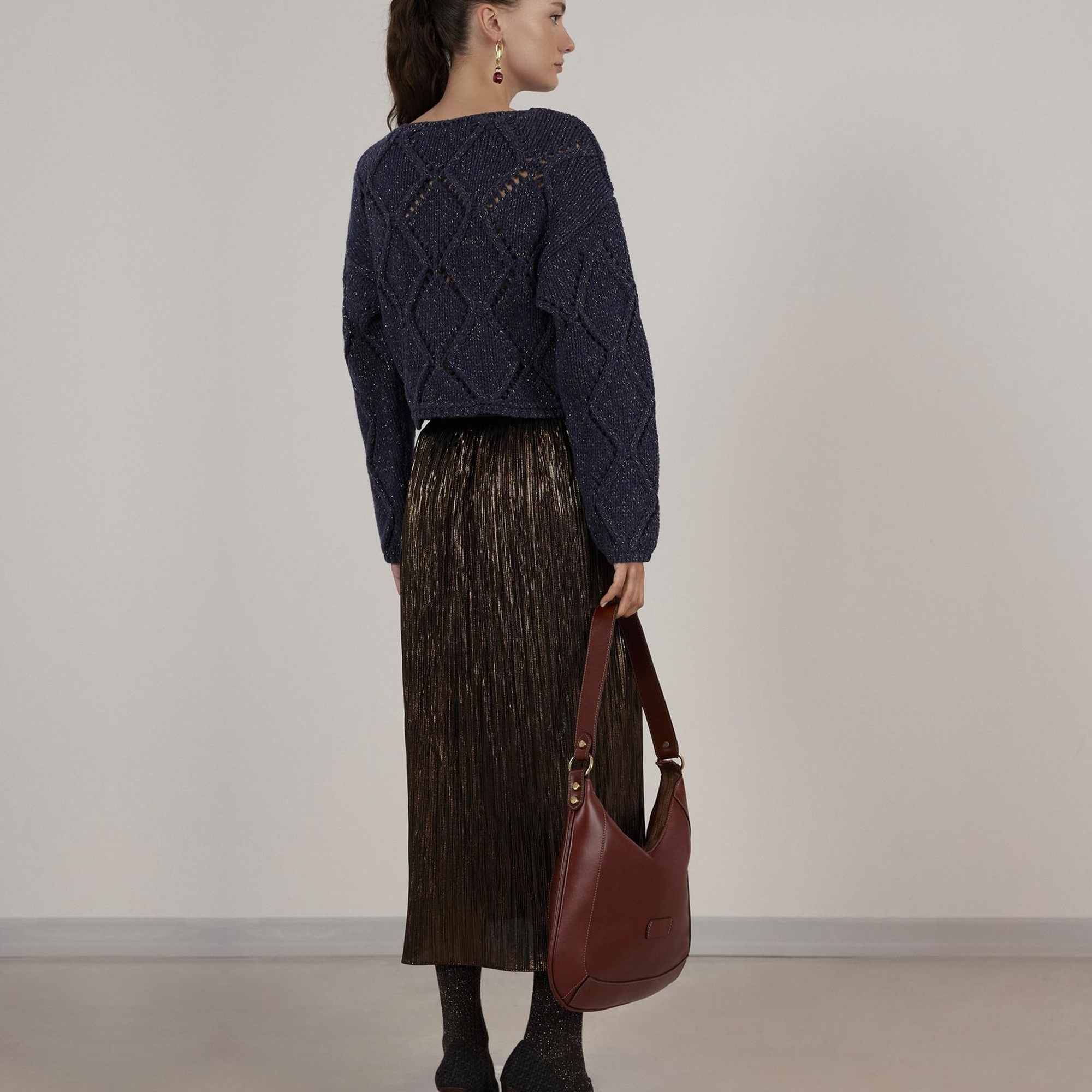 YARGICI Uzun Kollu Bisiklet Yakalı Triko