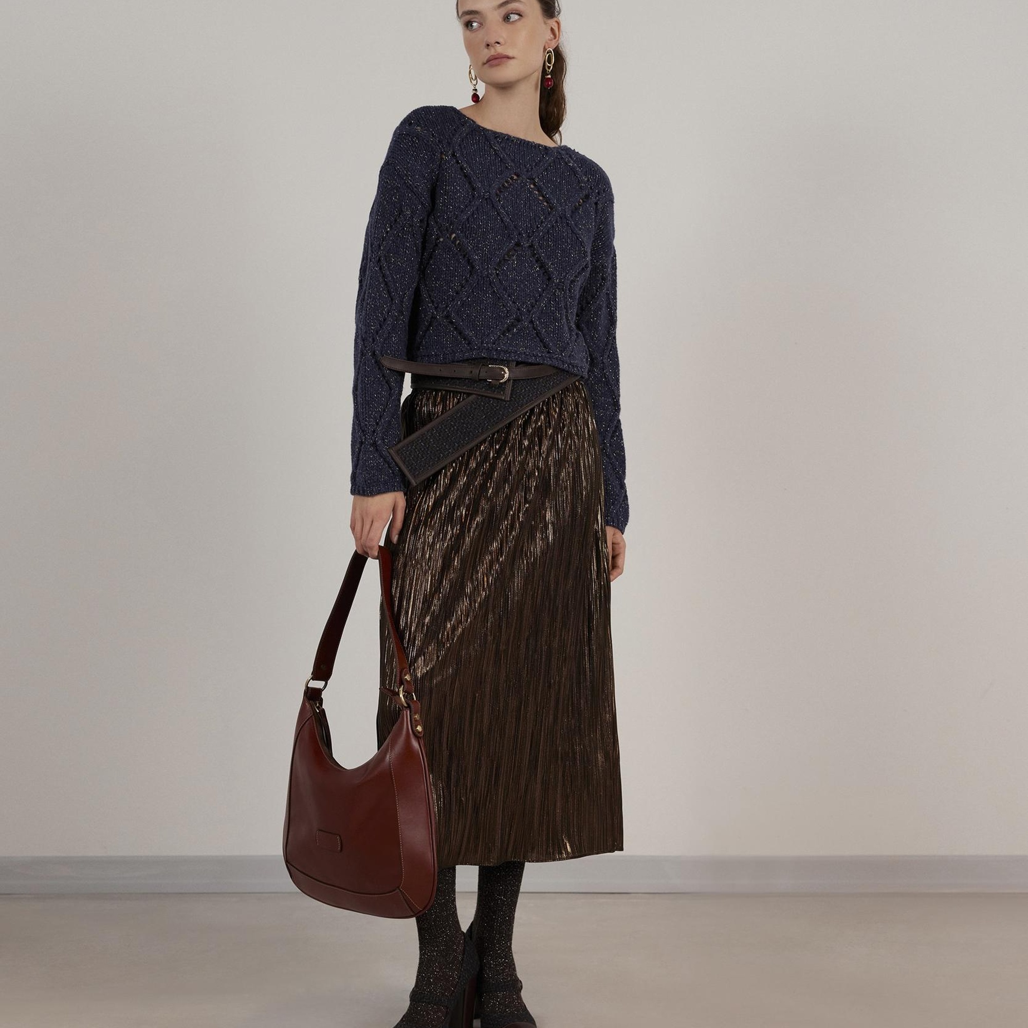 YARGICI Uzun Kollu Bisiklet Yakalı Triko