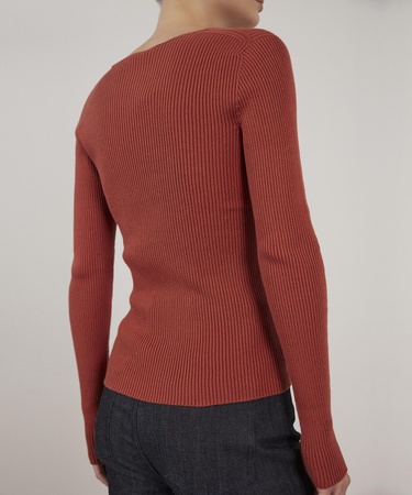  YARGICI V Yakalı Dikişsiz Triko