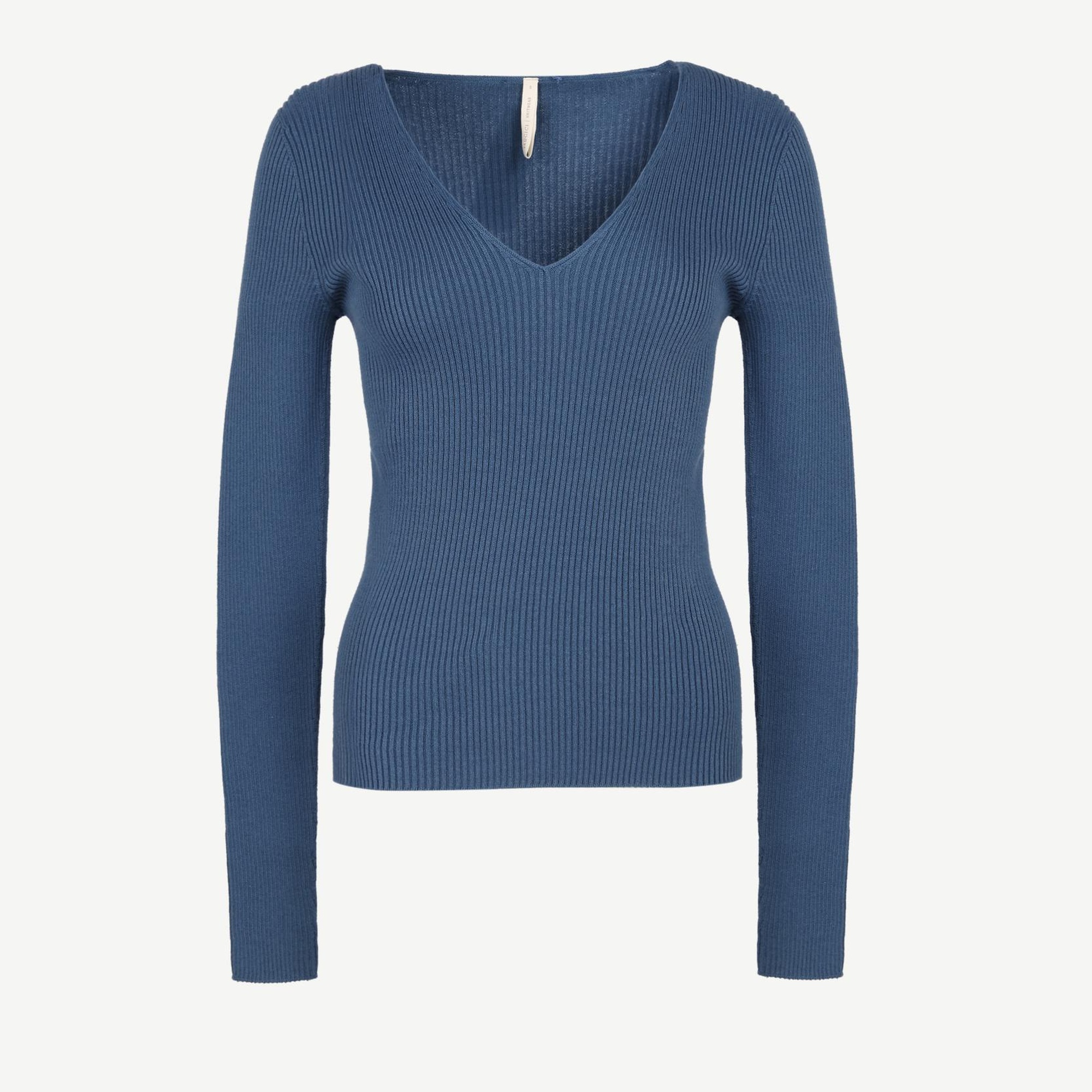 YARGICI V Yakalı Dikişsiz Triko