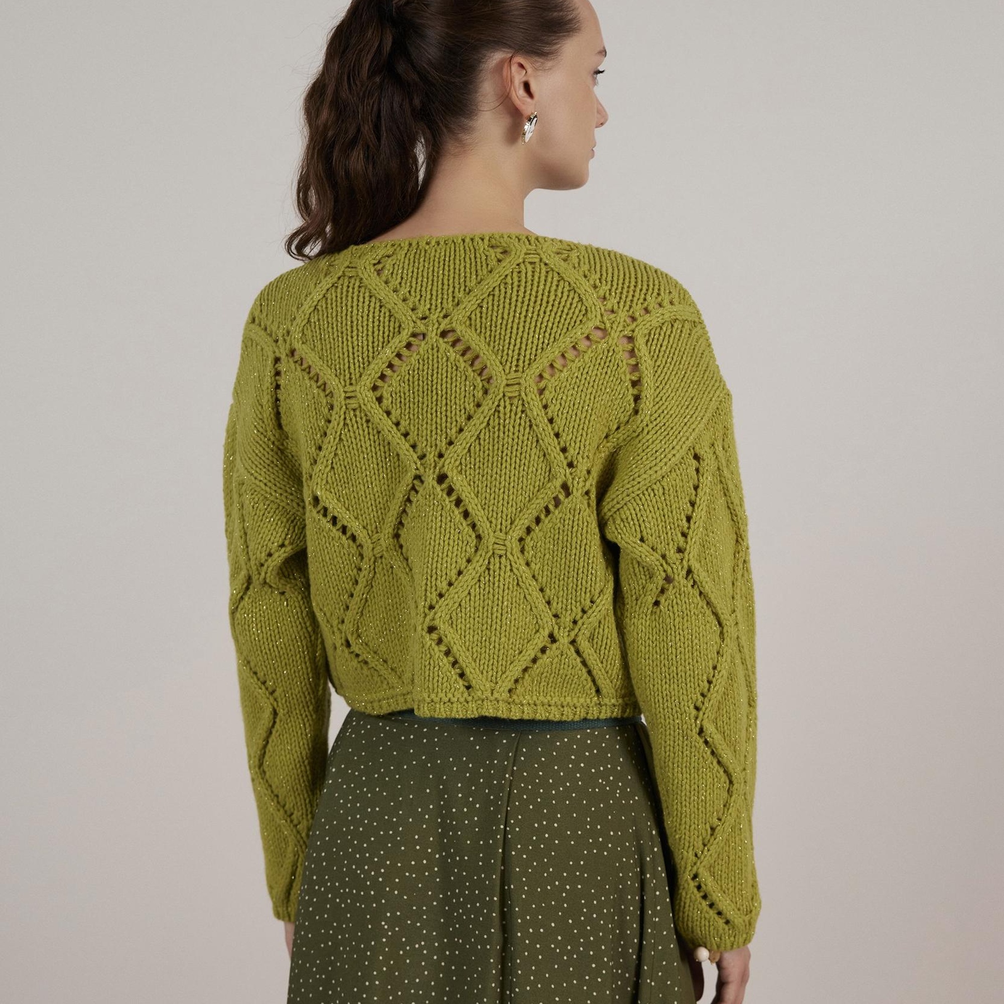 YARGICI Uzun Kollu Bisiklet Yakalı Triko