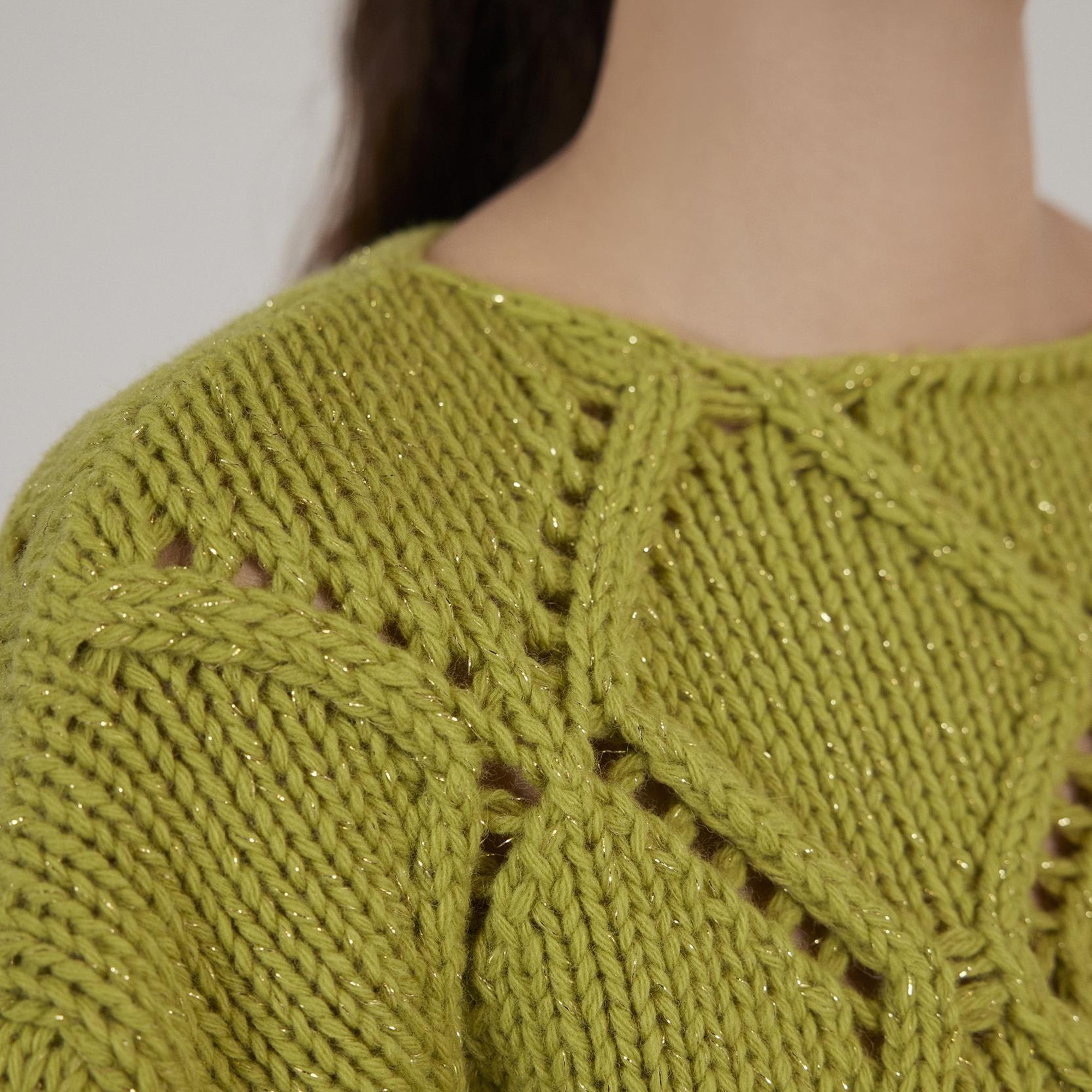 YARGICI Uzun Kollu Bisiklet Yakalı Triko