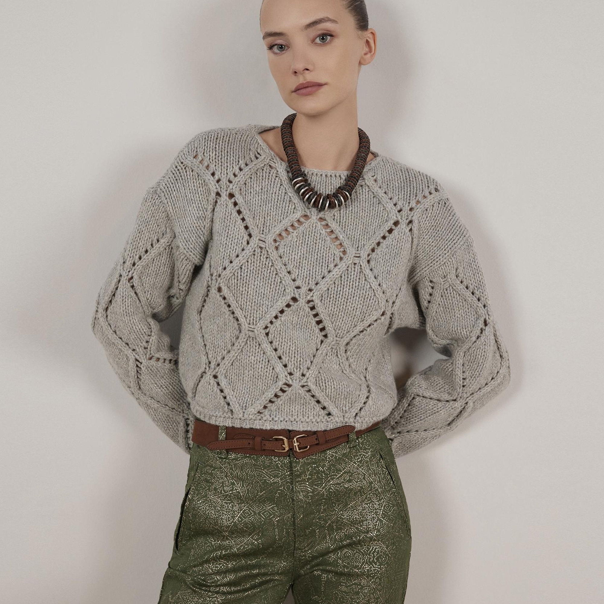 YARGICI Uzun Kollu Bisiklet Yakalı Triko