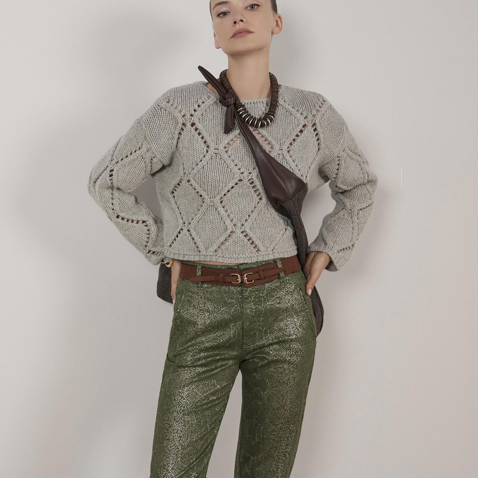 YARGICI Uzun Kollu Bisiklet Yakalı Triko