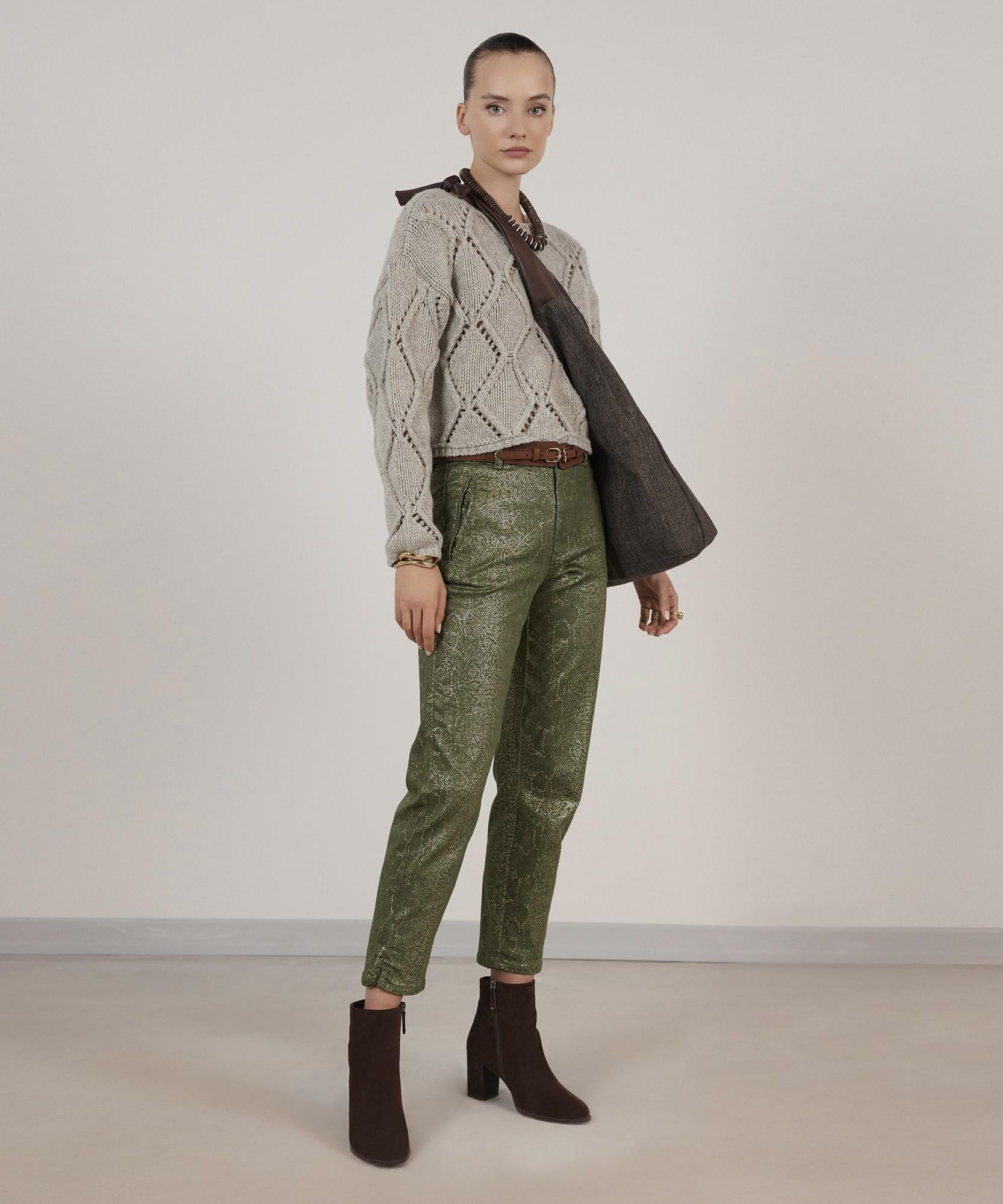  YARGICI Uzun Kollu Bisiklet Yakalı Triko