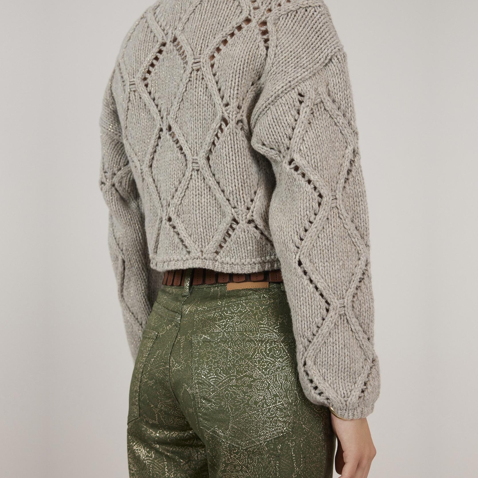 YARGICI Uzun Kollu Bisiklet Yakalı Triko