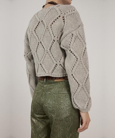  YARGICI Uzun Kollu Bisiklet Yakalı Triko