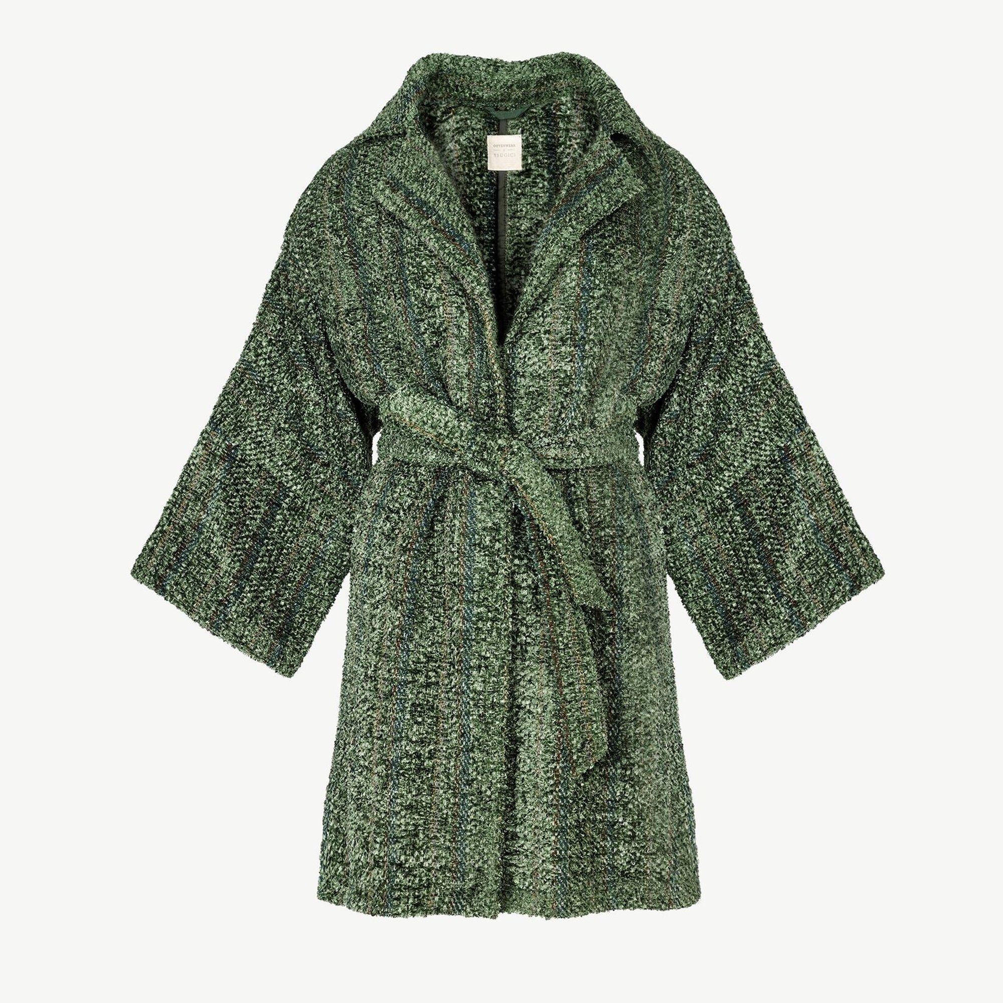 YARGICI Triko Garnili Pardösü