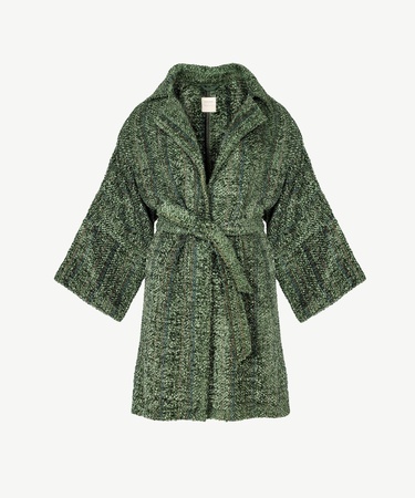  YARGICI Triko Garnili Pardösü