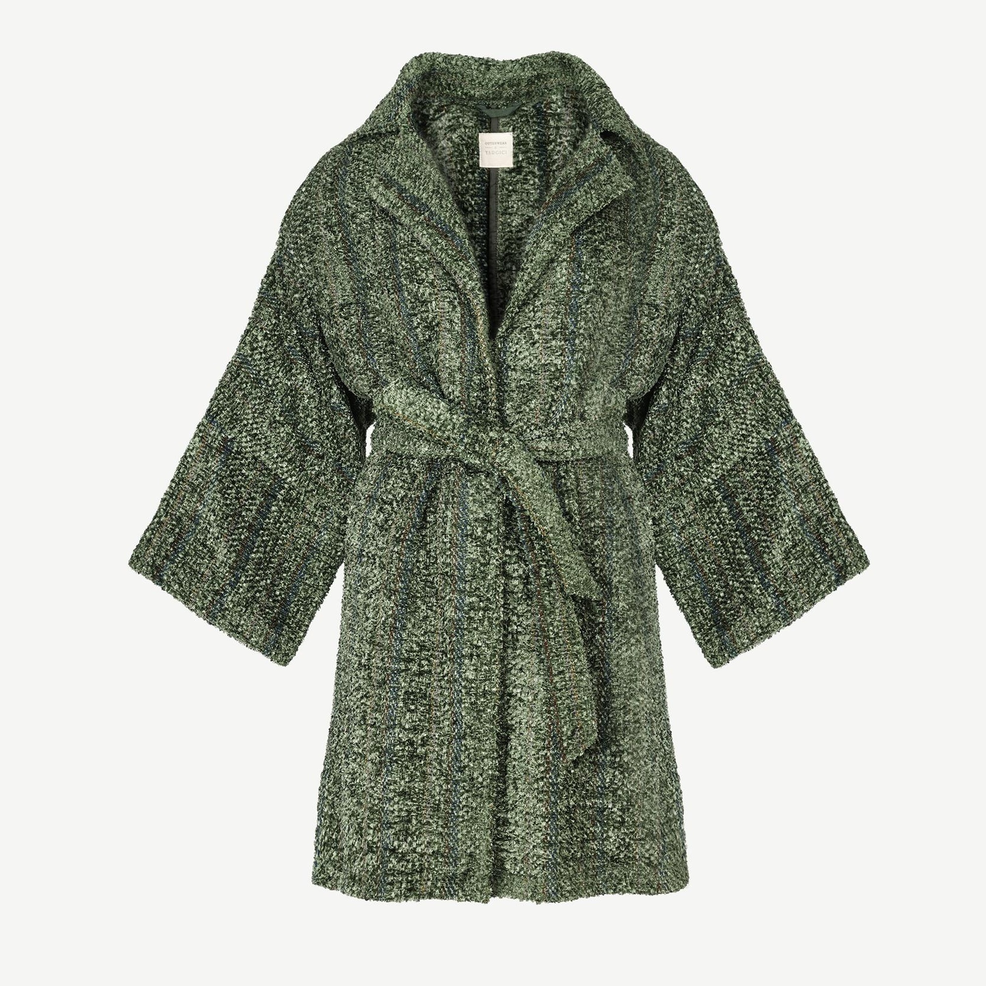 YARGICI Triko Garnili Pardösü