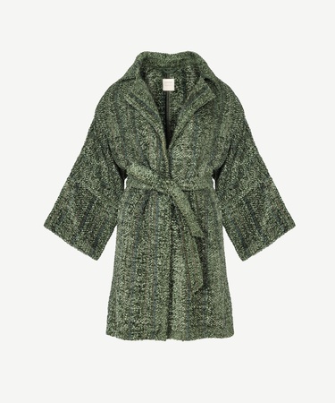  YARGICI Triko Garnili Pardösü