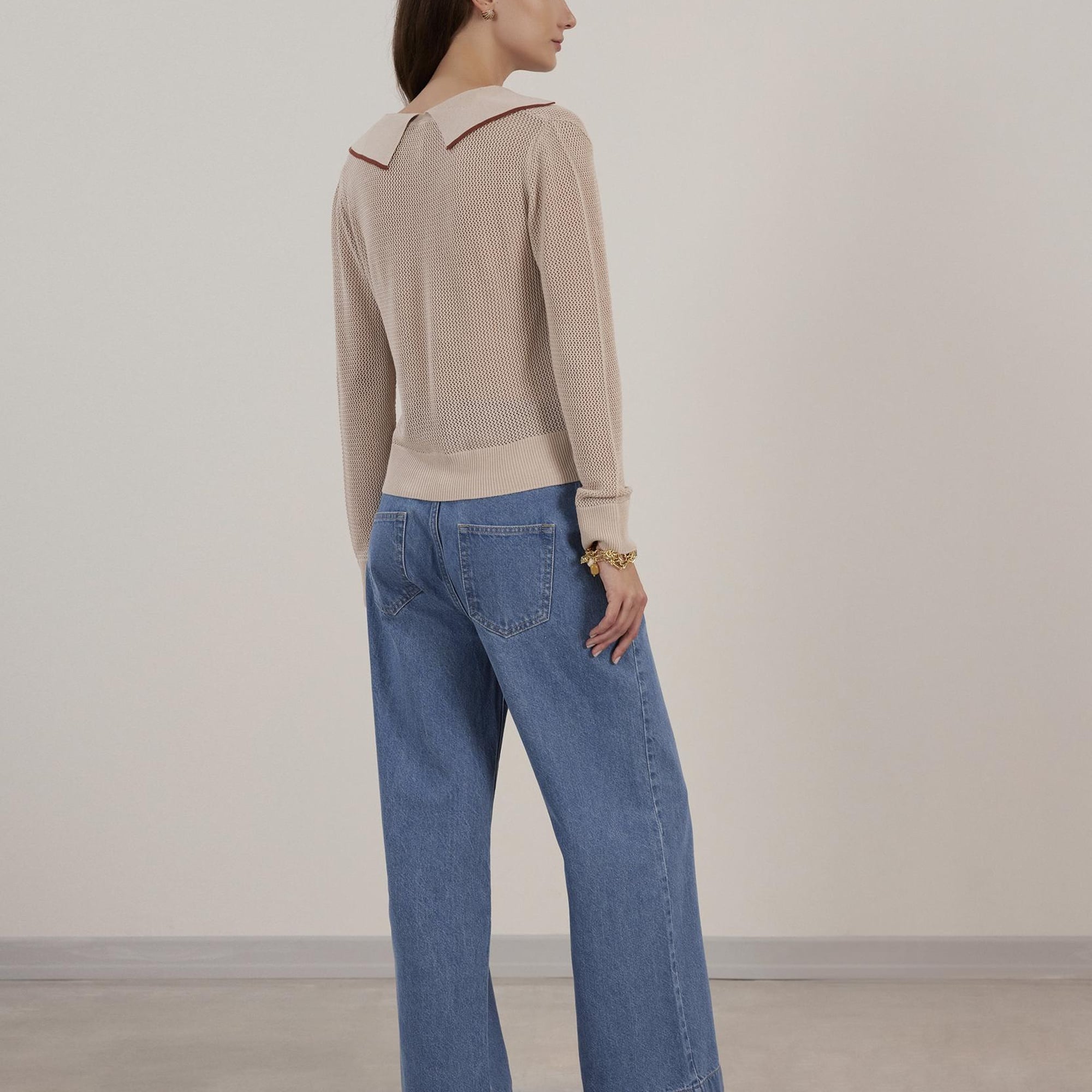 YARGICI Kemer Detaylı Denim Pantolon