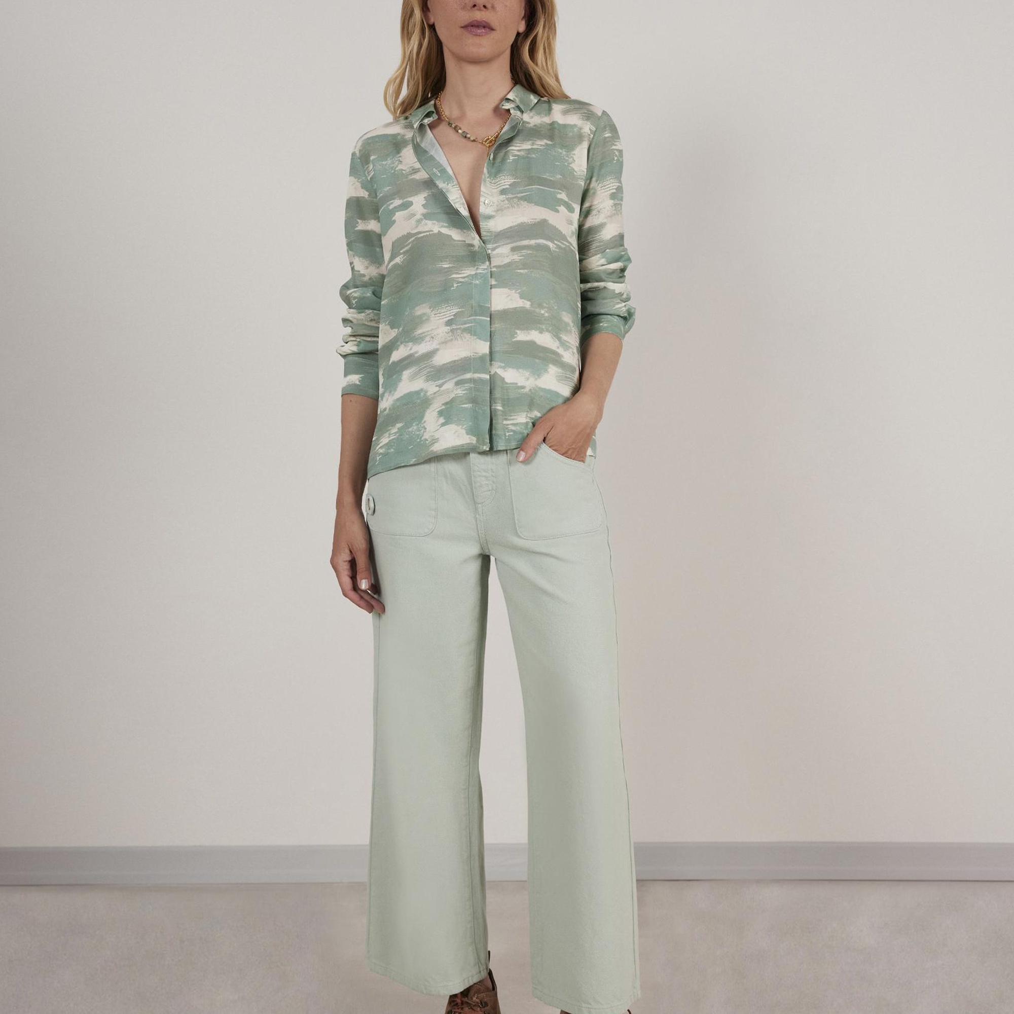 YARGICI Geniş Paça  Pantolon