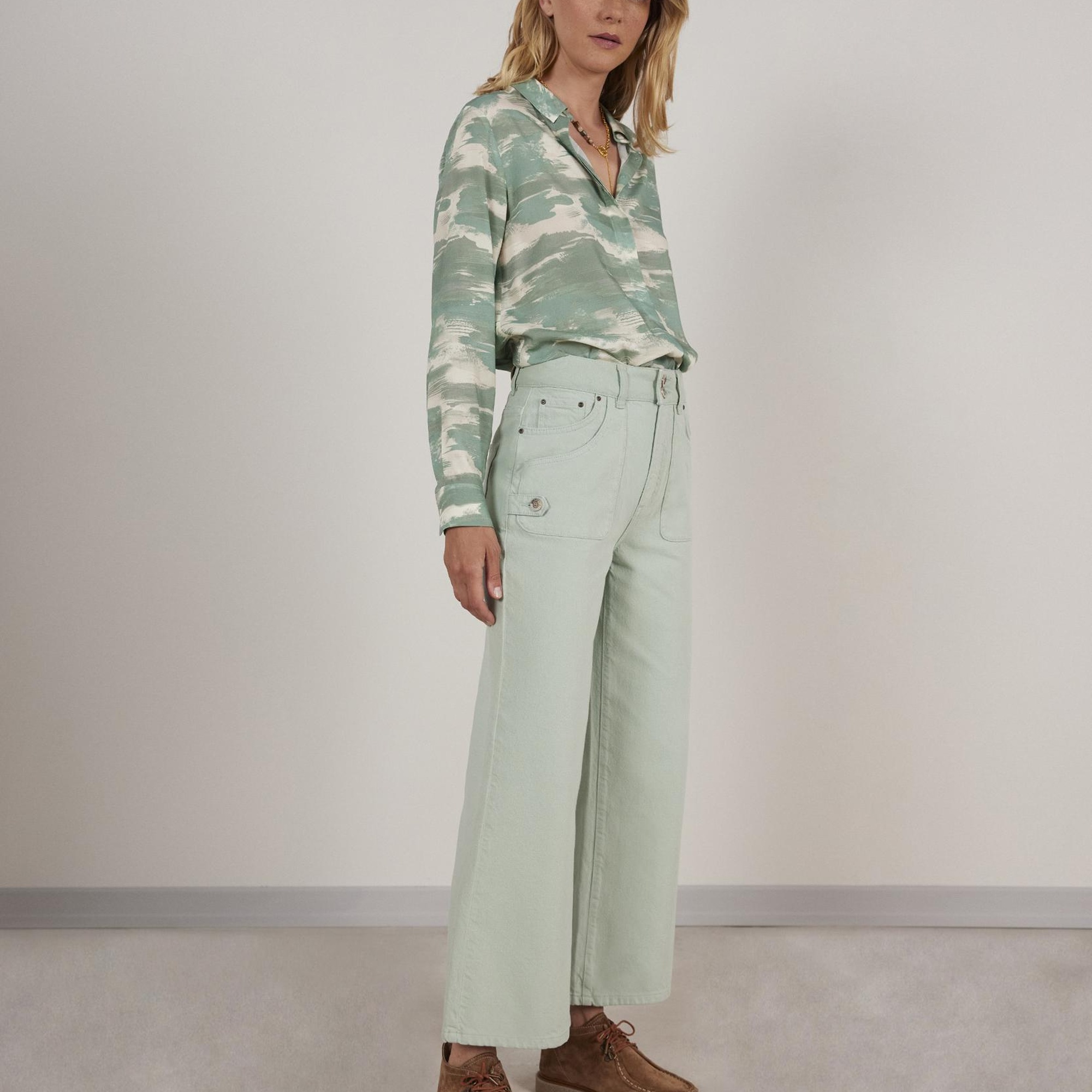 YARGICI Geniş Paça  Pantolon