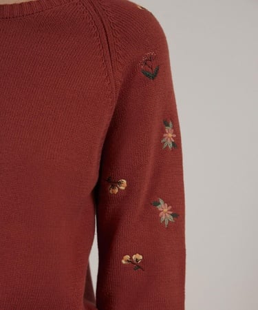  YARGICI Nakış Detaylı Triko