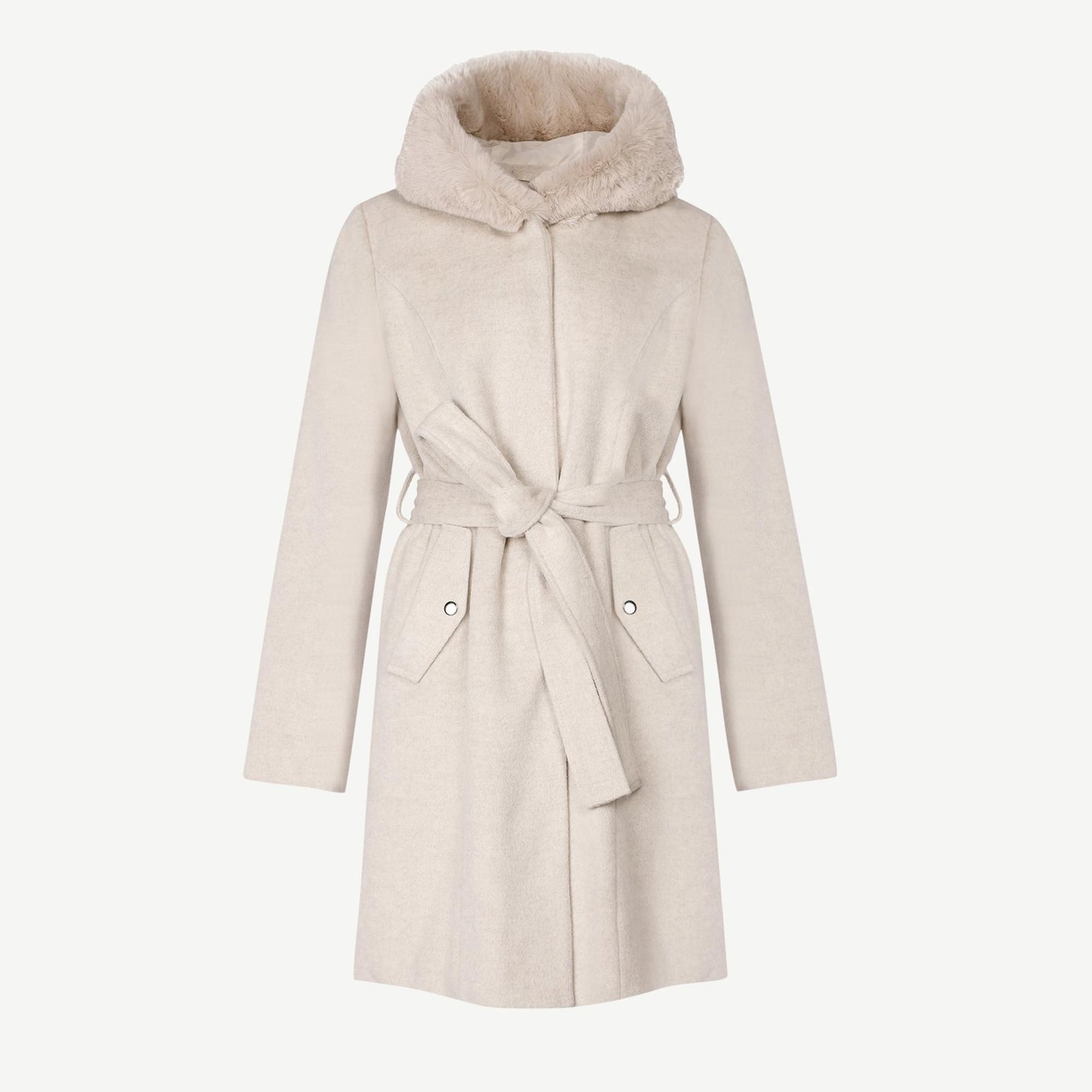 YARGICI Kapüşon Detaylı Palto