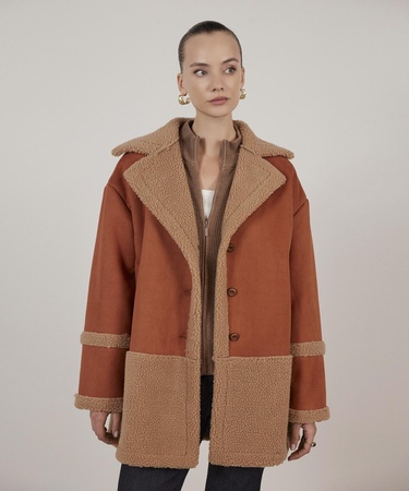  YARGICI Kürk Detaylı Mont